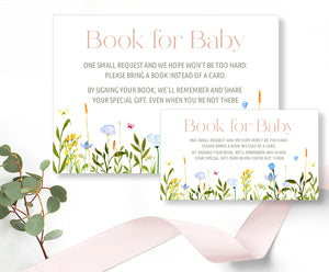 Baby Shower - Book for Baby Card Templates - Jardin Design, Baby07