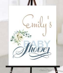 Baby Shower Welcome Signs Templates, Nautical Design - BABY15