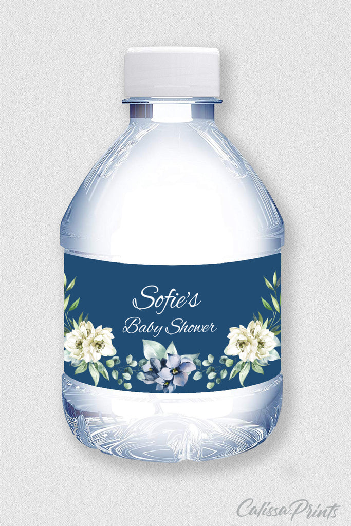 Baby Shower Party Favor Water Bottle Label Template, Baby18